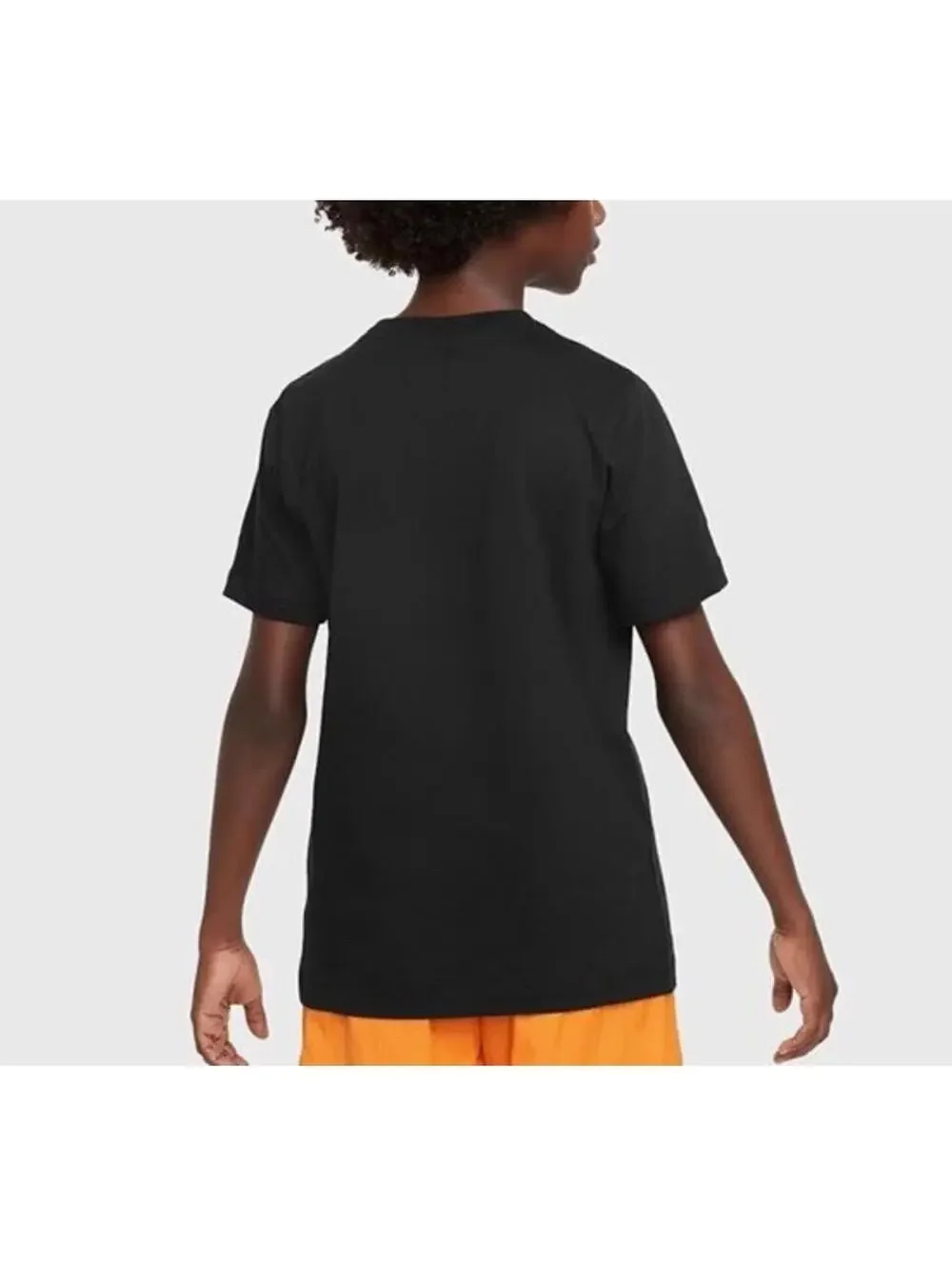 Nike Child Black T-Shirt Art FN9556 010 Just Do It Size L